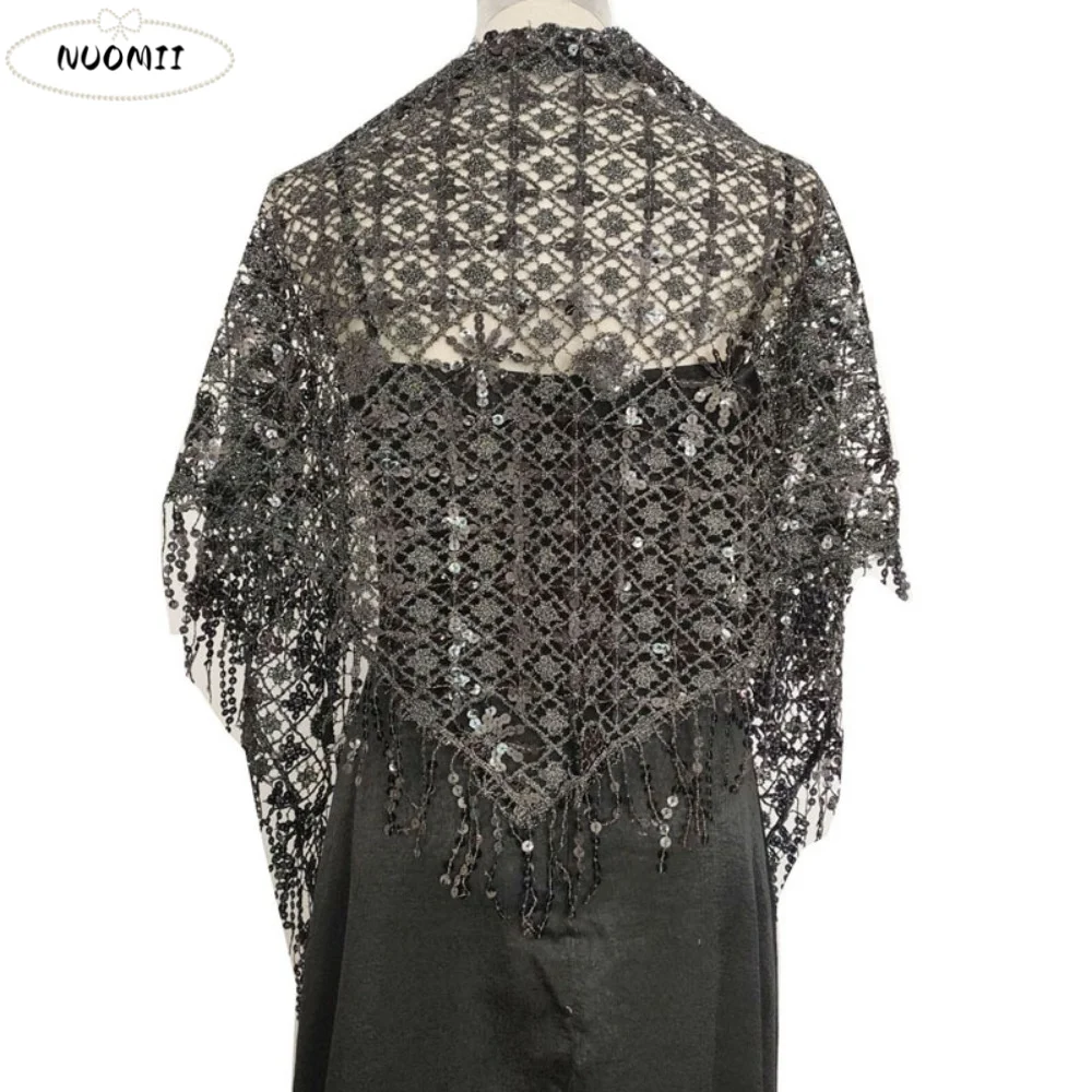 Party Sequins Sequins Tassel Shawls Tassels Capes Triangle Shawl Hollow Out Dance Accessories Belly Dancing Scarf for Girl
Party Sequins Sequins Tassel Shawls Tassels Capes Triangle Shawl Hollow Out Dance Accessories Belly Dancing Scarf for Girl