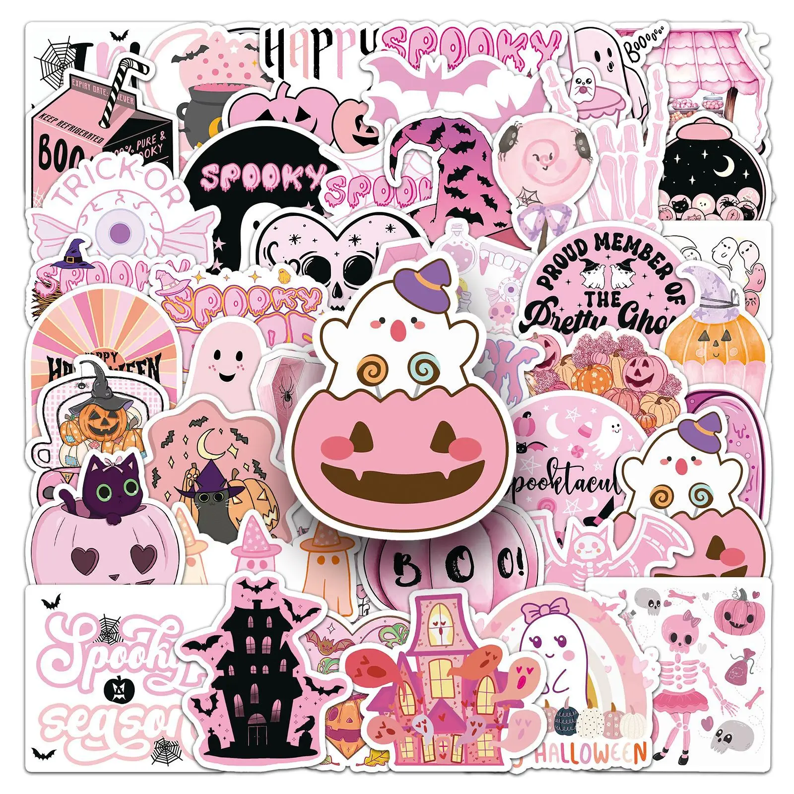10/50PCS pink Halloween graffiti stickers personalized cartoon holiday decoration suitcase water cup mobile phone Kids Toy
10/50PCS pink Halloween graffiti stickers personalized cartoon holiday decoration suitcase water cup mobile phone Kids Toy