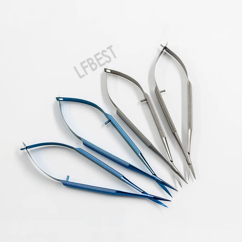 Surgical Scissors Stainless Steel Titanium Alloy Scissors Microophthalmology Corneal Scissors Round Handle Two-Piece Surgical In
Surgical Scissors Stainless Steel Titanium Alloy Scissors Microophthalmology Corneal Scissors Round Handle Two-Piece Surgical In