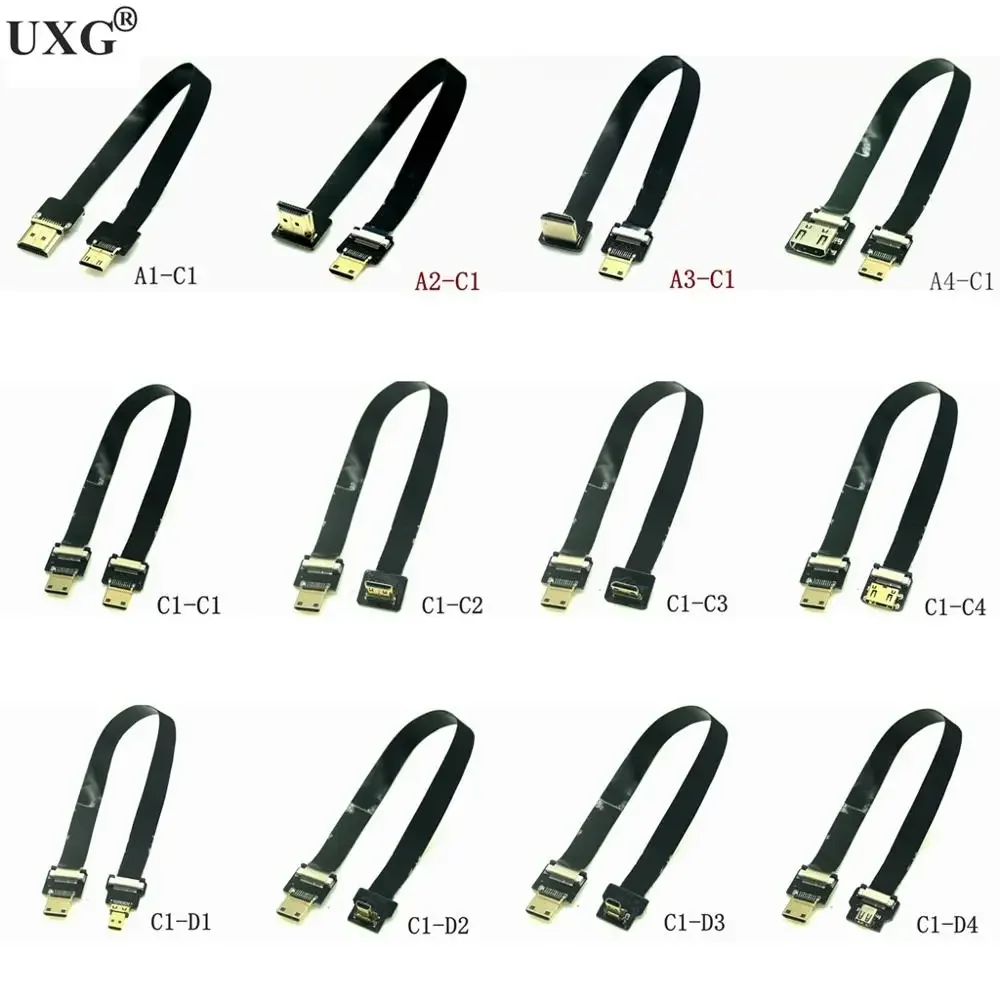 C1 FPV 10 см 20 см 30 см 50 см FPC плоский HD-кабель 4k/60 Гц для Mini Micro HDMI-совместимый FPV TV Мультикоптер для аэрофотосъемки
C1 FPV 10 см 20 см 30 см 50 см FPC плоский HD-кабель 4k/60 Гц для Mini Micro HDMI-совместимый FPV TV Мультикоптер для аэрофотосъемки
