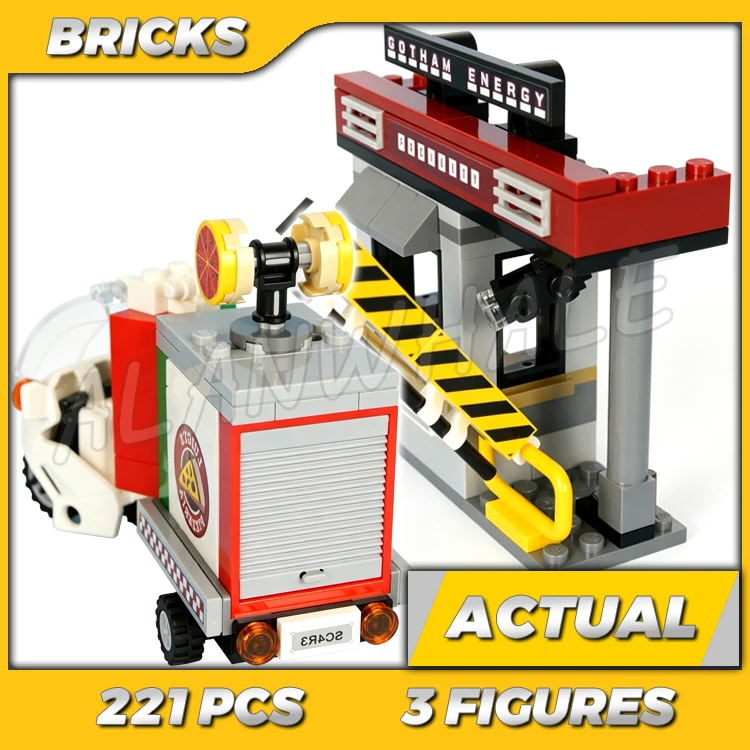 204pcs Super Fighter Scarecrow Special Delivery Scare Pizza Bike Security Booth 10629 Building Kits sets Compatible with Bricks
204pcs Super Fighter Scarecrow Special Delivery Scare Pizza Bike Security Booth 10629 Building Kits sets Compatible with Bricks