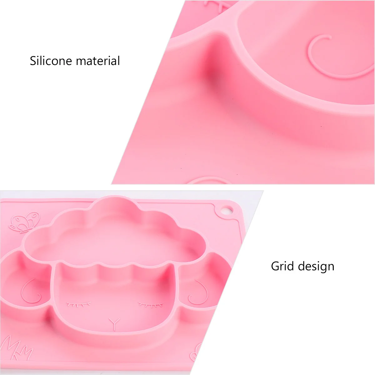 Anti-fall Silicone Meal Plate Weaning Tray Toddler Kids Dishes Food Feeding Tableware Supplementary Sucker
Anti-fall Silicone Meal Plate Weaning Tray Toddler Kids Dishes Food Feeding Tableware Supplementary Sucker