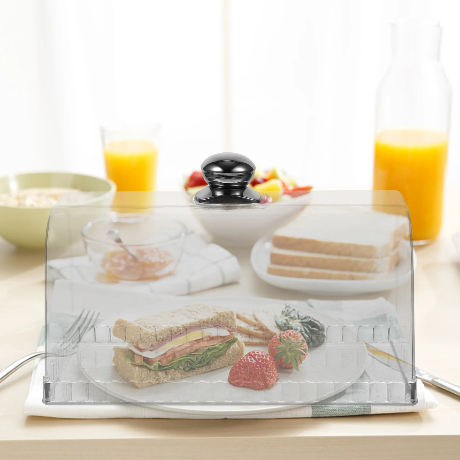 Food Cover Clear Cake Dome Cloche Covers Stand Lid Buffet Dessert Protective for
Food Cover Clear Cake Dome Cloche Covers Stand Lid Buffet Dessert Protective for