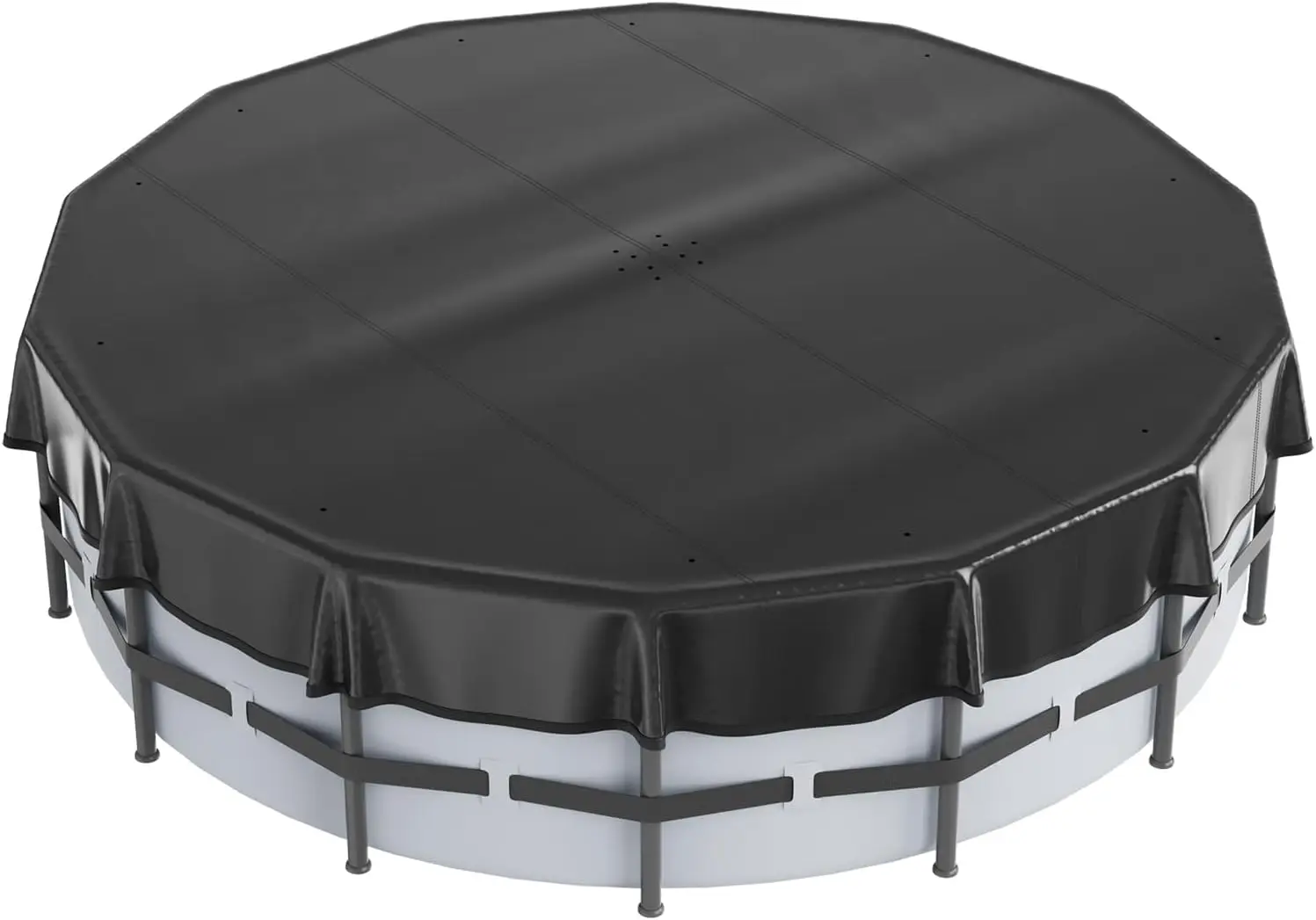 18 ft Pool Cover for Above Ground Pools - Round Winter Safety Shield with Easier 360° Drawstring Lock, Waterproof PVC Material
18 ft Pool Cover for Above Ground Pools - Round Winter Safety Shield with Easier 360° Drawstring Lock, Waterproof PVC Material