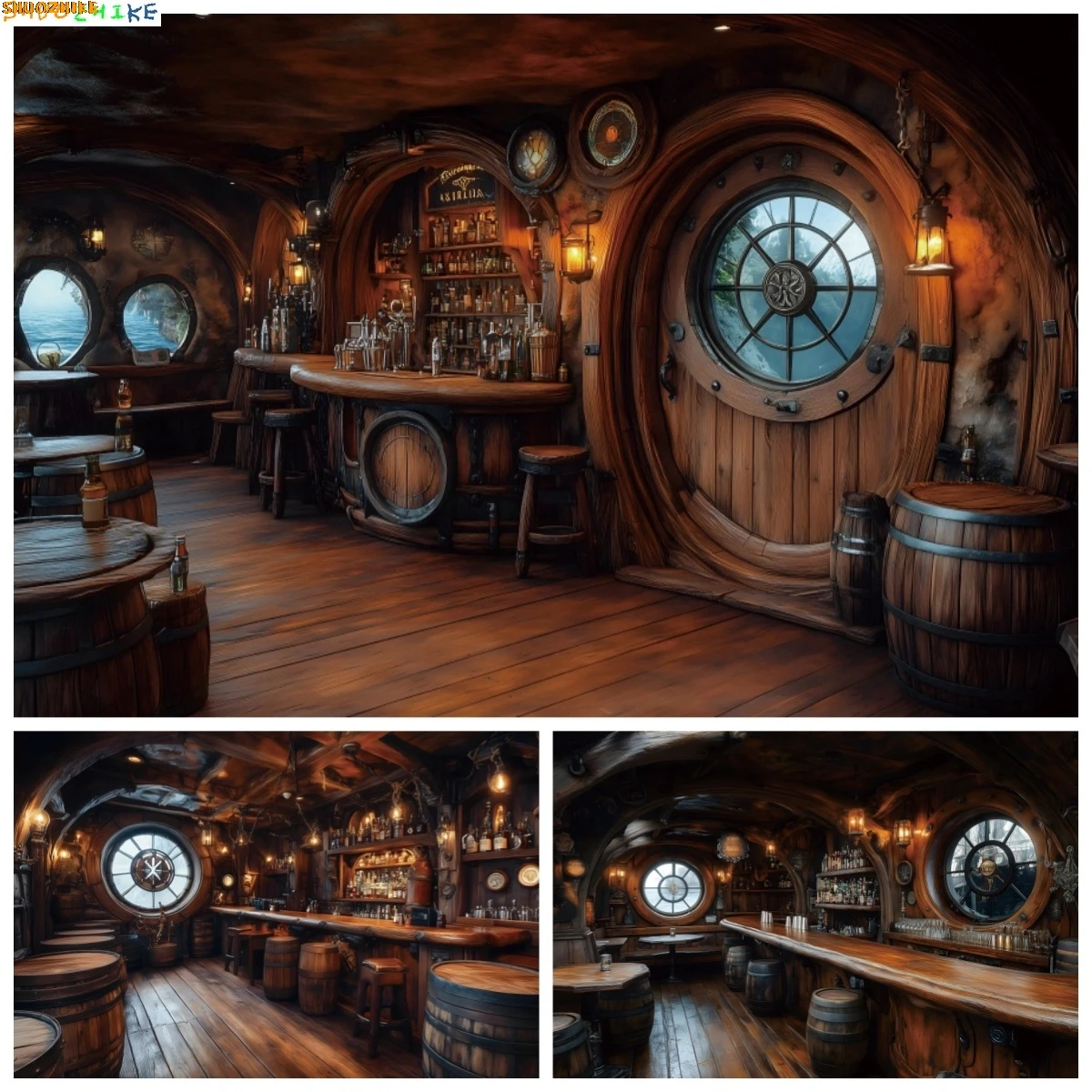 Vintage Western Salon Photography Background Wooden House Bar Barrels Barn Door Birthday Decorations Backdrop Photo Studio Props
Vintage Western Salon Photography Background Wooden House Bar Barrels Barn Door Birthday Decorations Backdrop Photo Studio Props