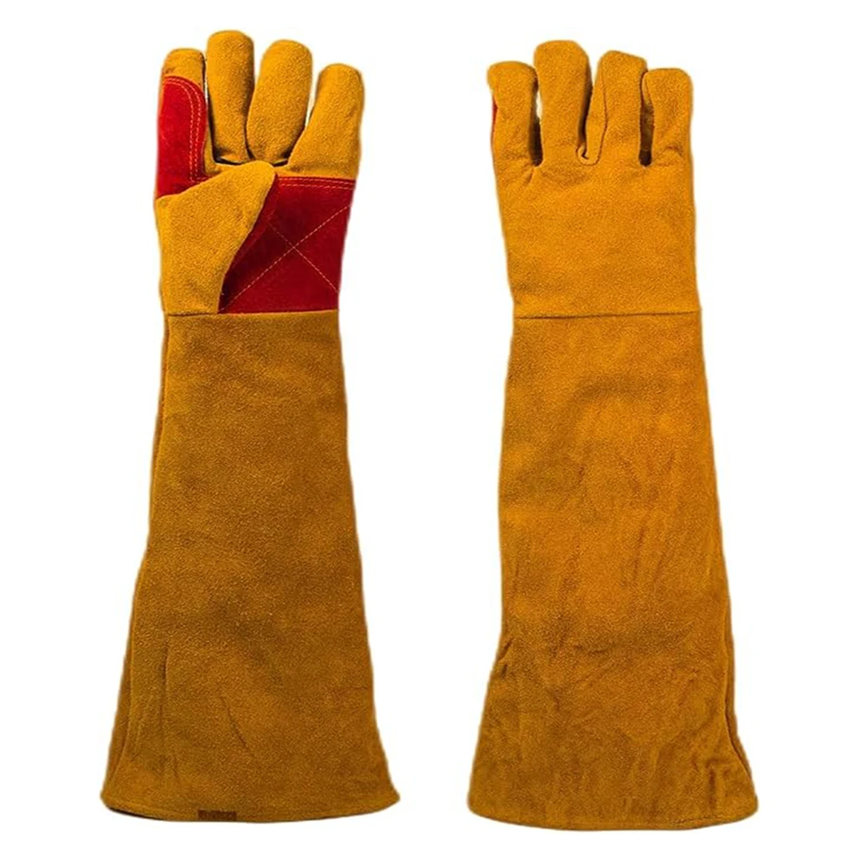 Кожаные сварочные перчатки с длинным рукавом 23,6 дюйма, жаростойкие перчатки для огня и барбекю, перчатки для защиты от проколов для Gard
Кожаные сварочные перчатки с длинным рукавом 23,6 дюйма, жаростойкие перчатки для огня и барбекю, перчатки для защиты от проколов для Gard