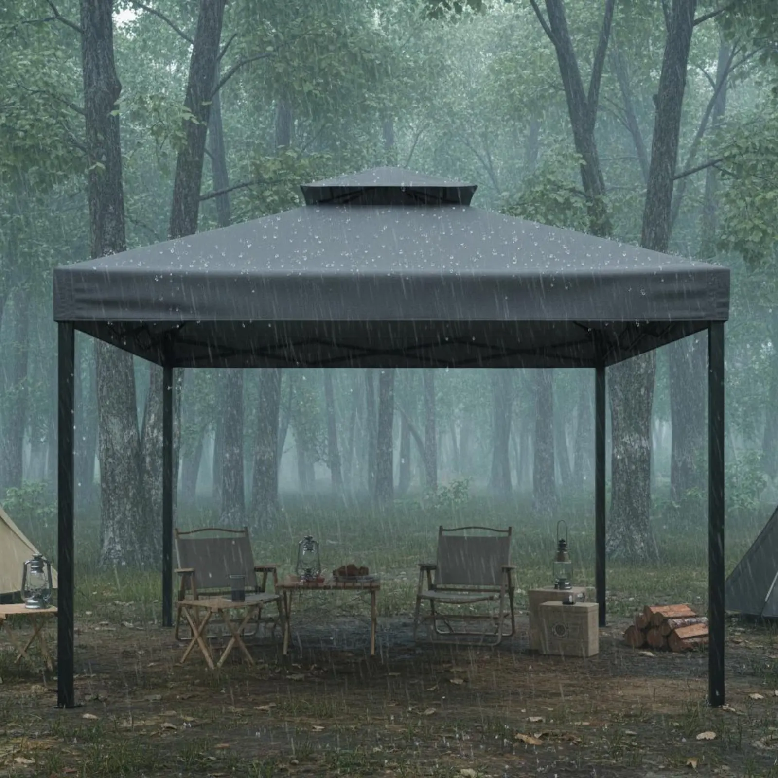 Replacement Gazebo Cover Protection Double Tier Cover Top Gazebo Roof Cover Sturdy Duty 420D Material for Patio
Replacement Gazebo Cover Protection Double Tier Cover Top Gazebo Roof Cover Sturdy Duty 420D Material for Patio