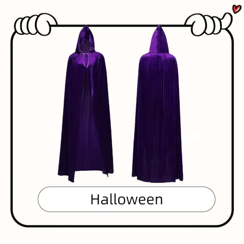 Длинная накидка на Хэллоуин с капюшоном и шнурком, легкий плащ на весну/осень, унисекс, шаль для ролевых игр
Длинная накидка на Хэллоуин с капюшоном и шнурком, легкий плащ на весну/осень, унисекс, шаль для ролевых игр