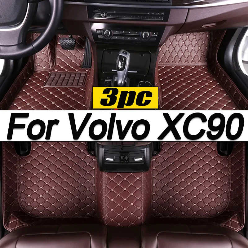Автомобильный напольный коврик для Volvo XC90 MK1 2002 ~ 2014, 7-местный грязеотталкивающий кожаный коврик, напольные покрытия для автомобилей, автомобильные аксессуары, внутренняя часть
Автомобильный напольный коврик для Volvo XC90 MK1 2002 ~ 2014, 7-местный грязеотталкивающий кожаный коврик, напольные покрытия для автомобилей, автомобильные аксессуары, внутренняя часть