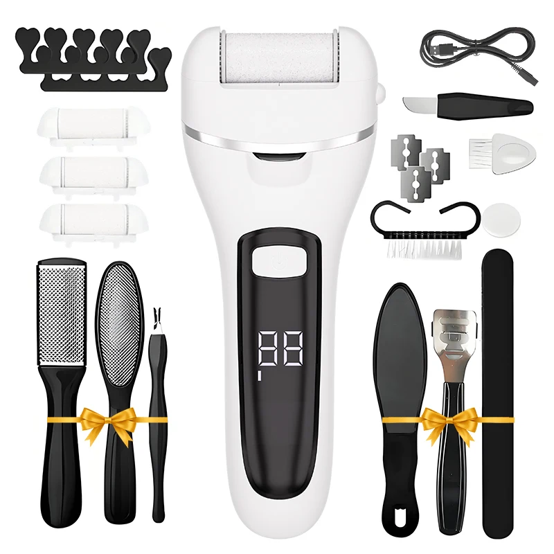 Портативный электрический USB-скраб для ног, профессиональное средство для удаления омертвевшей кожи, белый и черный, легкий инструмент для ухода за ногами для домашнего использования
Портативный электрический USB-скраб для ног, профессиональное средство для удаления омертвевшей кожи, белый и черный, легкий инструмент для ухода за ногами для домашнего использования