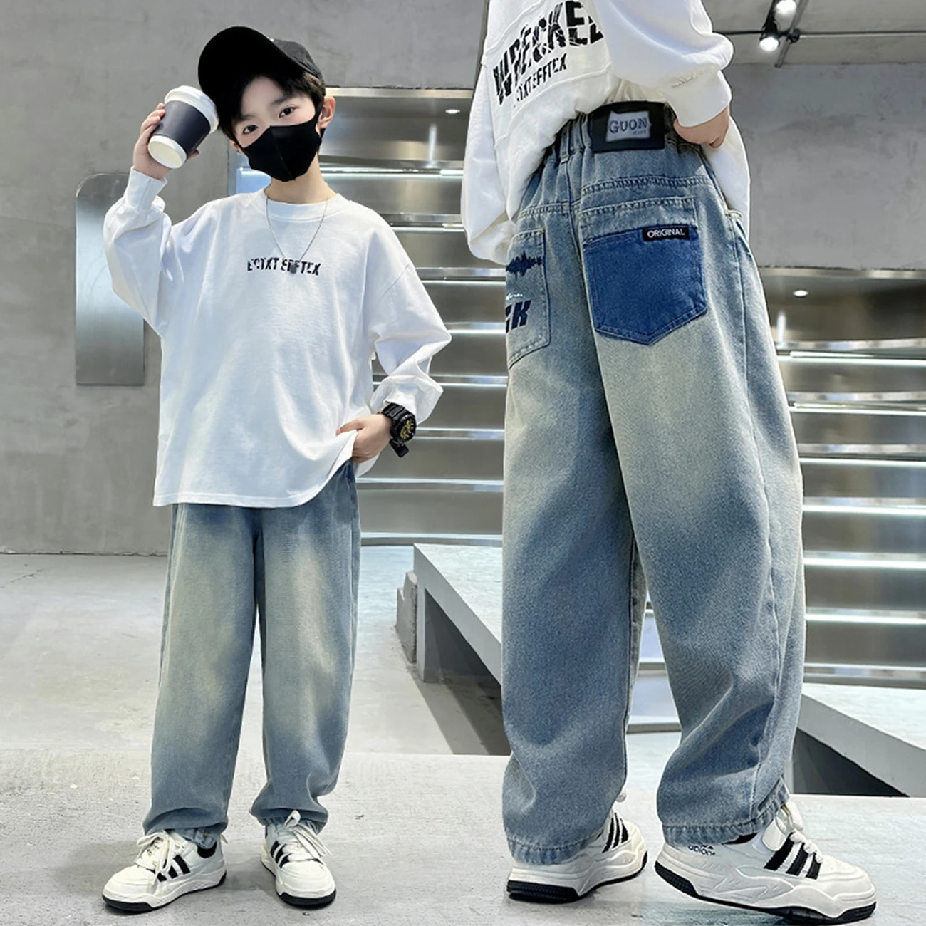 Boys Elastic Waist Denim Jeans with Pocket Printed Spring Summer Casual Stretch Pants for Teenage Kids Children Trousers
Boys Elastic Waist Denim Jeans with Pocket Printed Spring Summer Casual Stretch Pants for Teenage Kids Children Trousers