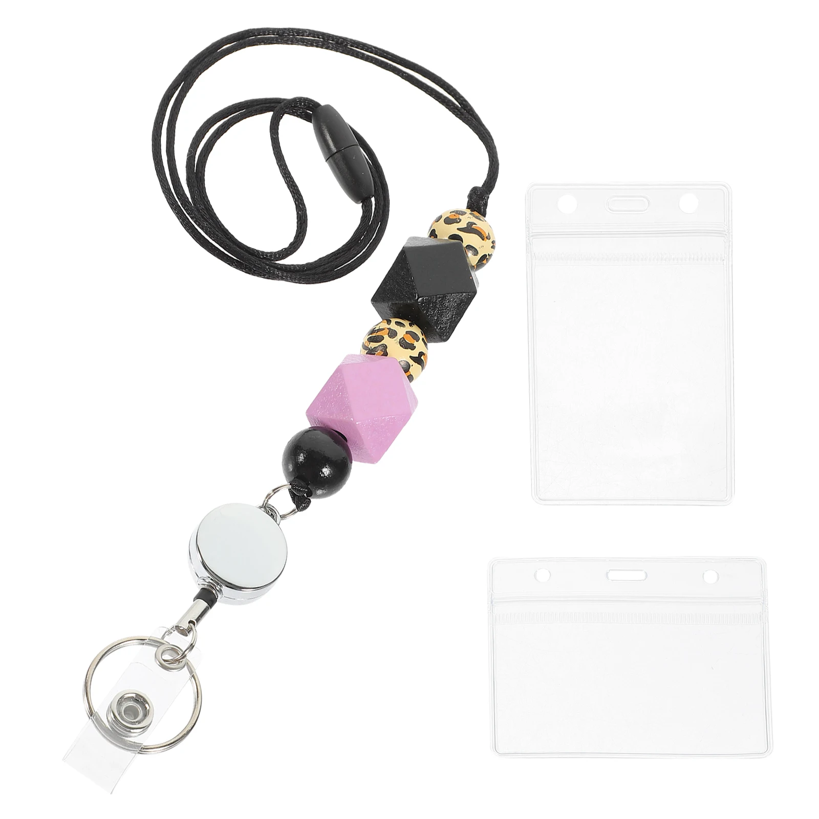 1 set Retractable Alloy Lanyard ID Card Holder Transparent PVC Badge Set Silver Suitable Teachers Students Office Workers Nurses
1 set Retractable Alloy Lanyard ID Card Holder Transparent PVC Badge Set Silver Suitable Teachers Students Office Workers Nurses