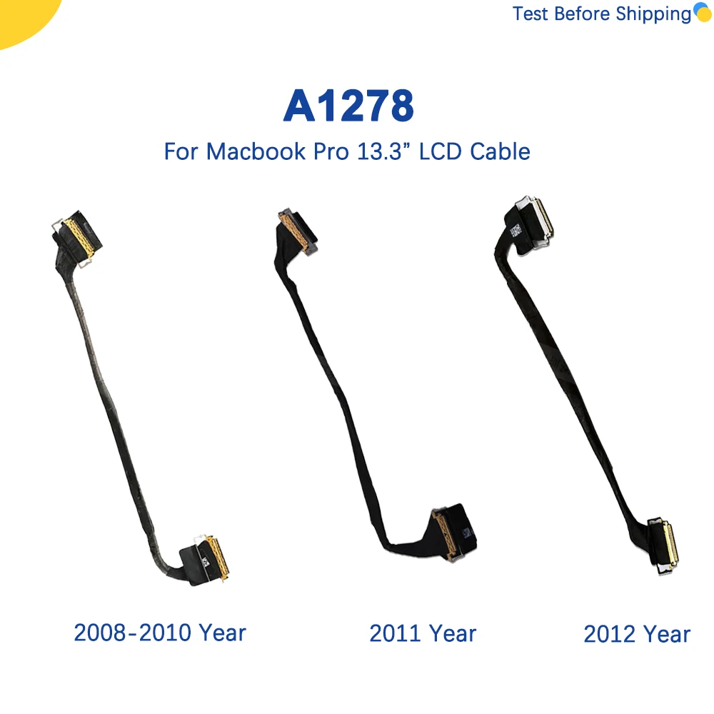 Original A1278 LCD LED LVDS Screen Display Cable For Macbook Pro 13" 2008 2009 2010 2011 2012 Years MD101 MD102 screen cable
Original A1278 LCD LED LVDS Screen Display Cable For Macbook Pro 13" 2008 2009 2010 2011 2012 Years MD101 MD102 screen cable