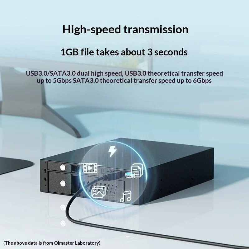 Front USB 3.0 Dual Port HDD Rack, Supports 2.5" & 3.5" SATA Hot-Swap, Individual Drive Power Switch, MR-6203
Front USB 3.0 Dual Port HDD Rack, Supports 2.5" & 3.5" SATA Hot-Swap, Individual Drive Power Switch, MR-6203