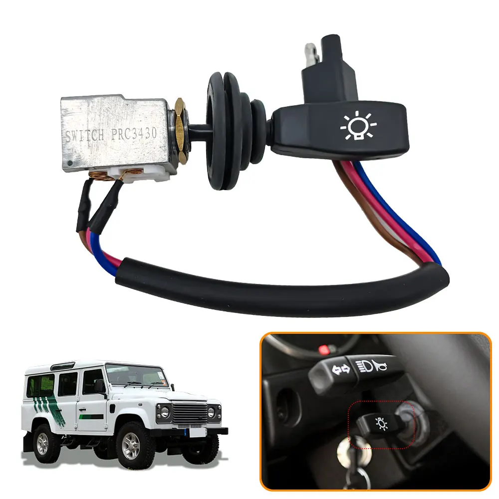 Main Master Light Switch Suitable For Land Rover Defender PRC3430 AMR6104
Main Master Light Switch Suitable For Land Rover Defender PRC3430 AMR6104