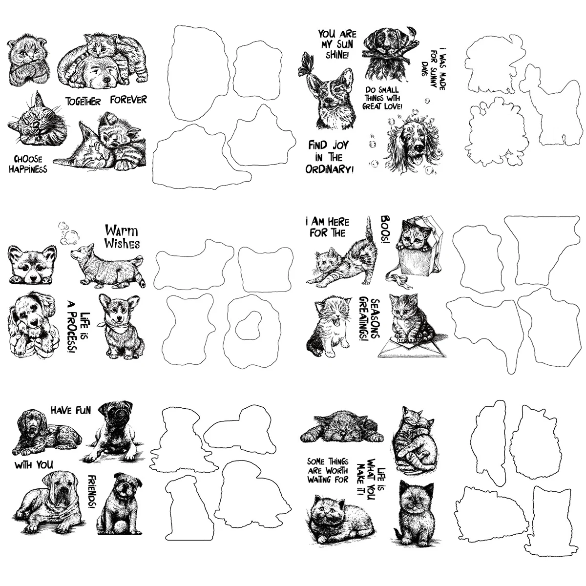 AZSG Cute Animals Series Clear Stamps and Cutting Dies For DIY Scrapbooking Decorative Card Making Crafts Decoration Supplies
AZSG Cute Animals Series Clear Stamps and Cutting Dies For DIY Scrapbooking Decorative Card Making Crafts Decoration Supplies