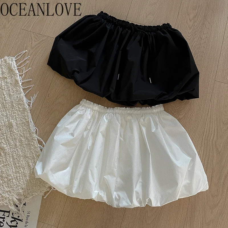 OCEANLOVE милые юбки Bud, женские весенне-летние однотонные эластичные талии Faldas Mujer, корейская мода, элегантная мини-юбка в стиле ретро
OCEANLOVE милые юбки Bud, женские весенне-летние однотонные эластичные талии Faldas Mujer, корейская мода, элегантная мини-юбка в стиле ретро