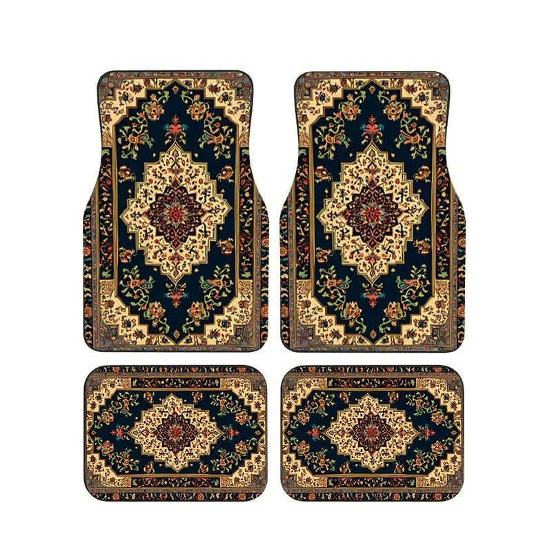 Antique Persian Carpet Style Car Floor Mats 4pcs Retro Pattern Non-slip Foot Carpets for Auto Decor
Antique Persian Carpet Style Car Floor Mats 4pcs Retro Pattern Non-slip Foot Carpets for Auto Decor