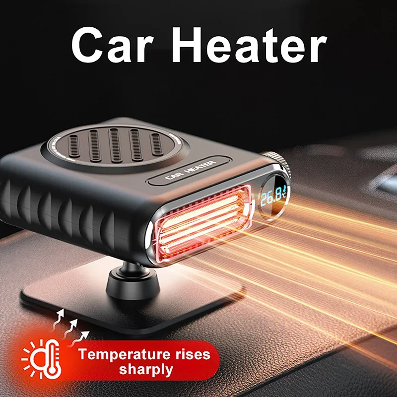 150W Mini Car Electrical Heater Digital Display Defogging Function Winter Rapid Heating Heater Fan For Sedans, Hatchbacks, SUVs
150W Mini Car Electrical Heater Digital Display Defogging Function Winter Rapid Heating Heater Fan For Sedans, Hatchbacks, SUVs