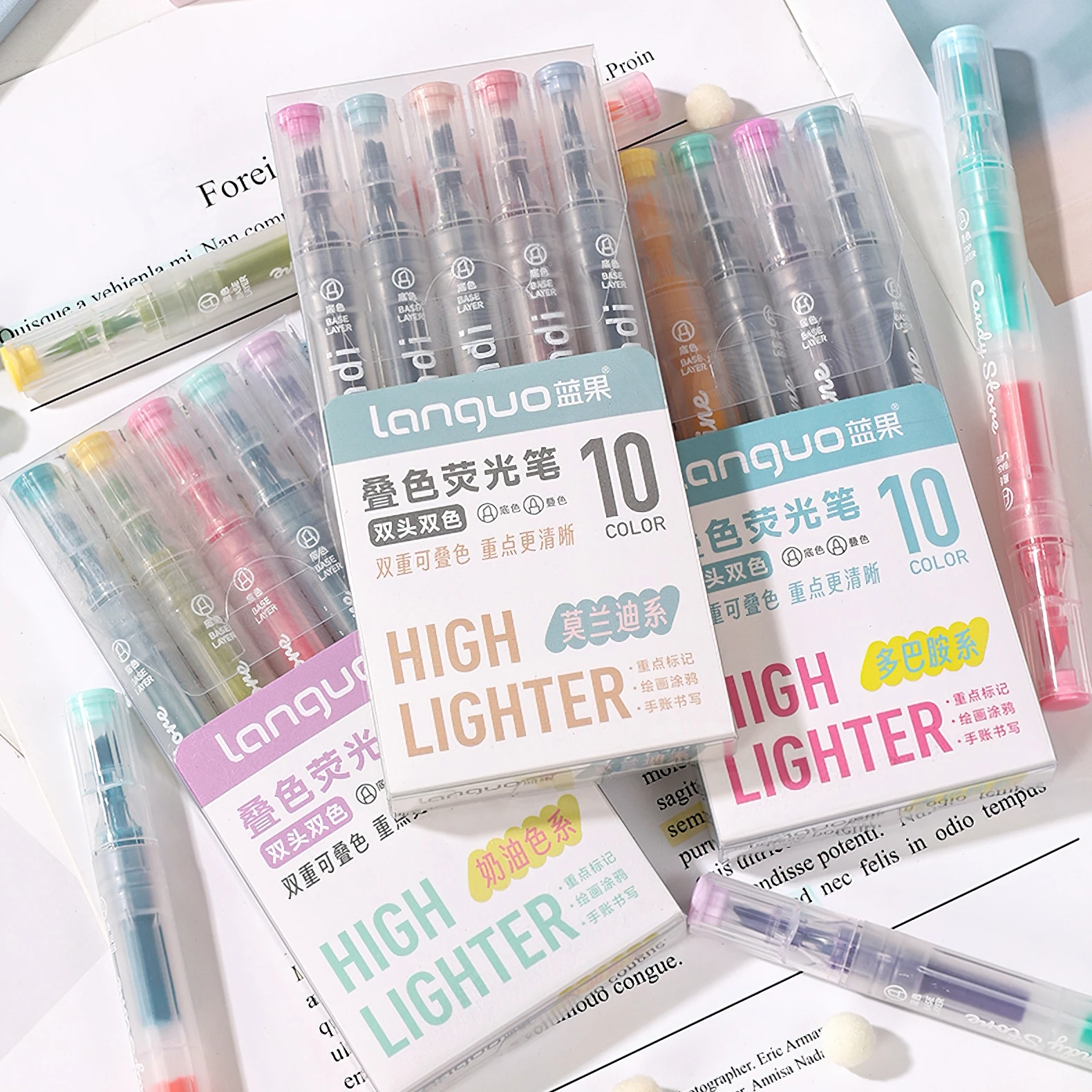 5pcs Color Laying Highlighter Pens Set Dual-side Fluorescent Multi Layer Magic Art Marker Liner for Drawing Office School F7813
5pcs Color Laying Highlighter Pens Set Dual-side Fluorescent Multi Layer Magic Art Marker Liner for Drawing Office School F7813