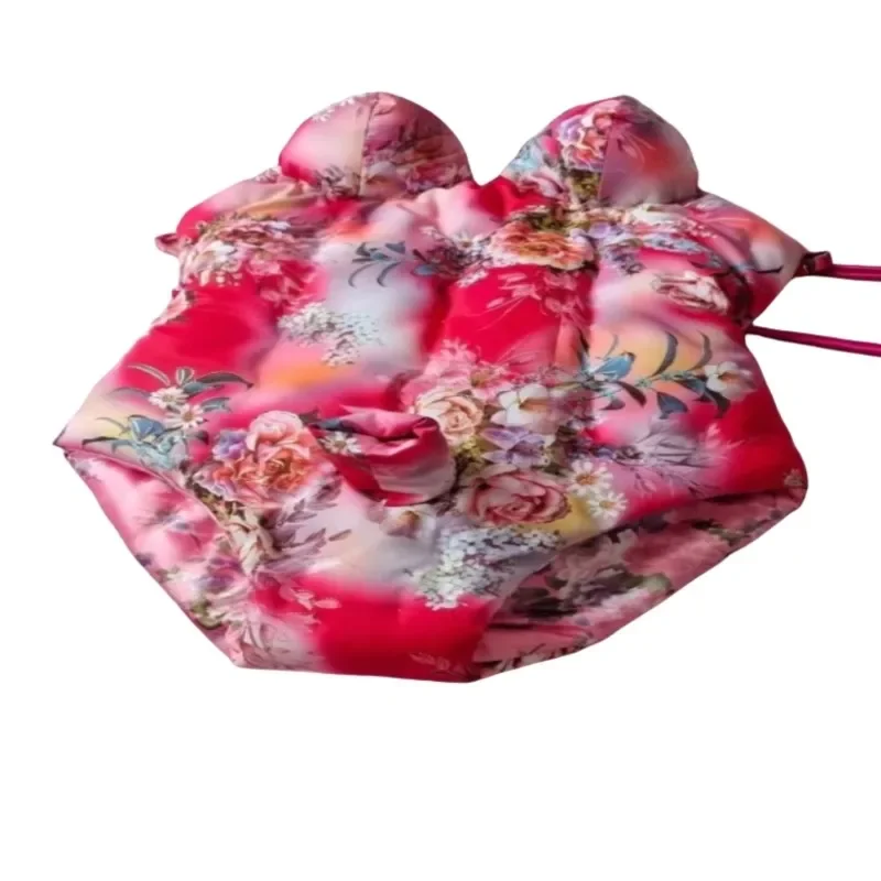 Sexy Floral Sissy Jumpsuit Handmade Imitation Real Silk Filled Cotton Puffy Warm Belly Tank Bras Panties Couple Bodysuit Fetish
Sexy Floral Sissy Jumpsuit Handmade Imitation Real Silk Filled Cotton Puffy Warm Belly Tank Bras Panties Couple Bodysuit Fetish