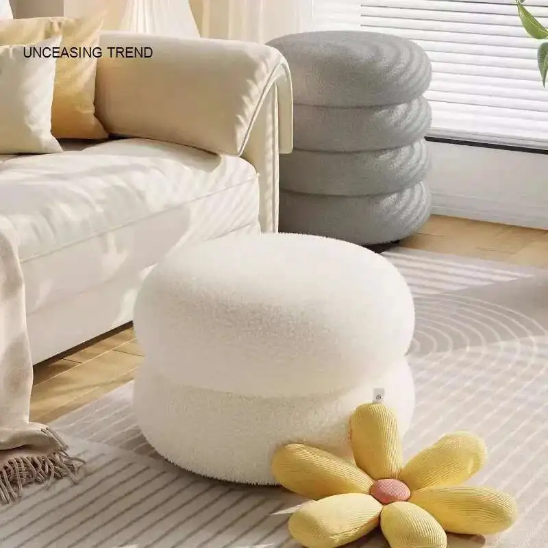 Lamb Plush Stool Family Living Room Children's Sofa Low Stool Doorstep Sitting Cushion Changing Shoes Low Chair Decor Furniture
Lamb Plush Stool Family Living Room Children's Sofa Low Stool Doorstep Sitting Cushion Changing Shoes Low Chair Decor Furniture