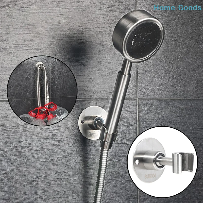 Stainless Steel Bathroom Easy Install Shower Head Holder Hotel With Screws Durable Heavy Duty Wall Mounted Home Adjustable Angle
Stainless Steel Bathroom Easy Install Shower Head Holder Hotel With Screws Durable Heavy Duty Wall Mounted Home Adjustable Angle