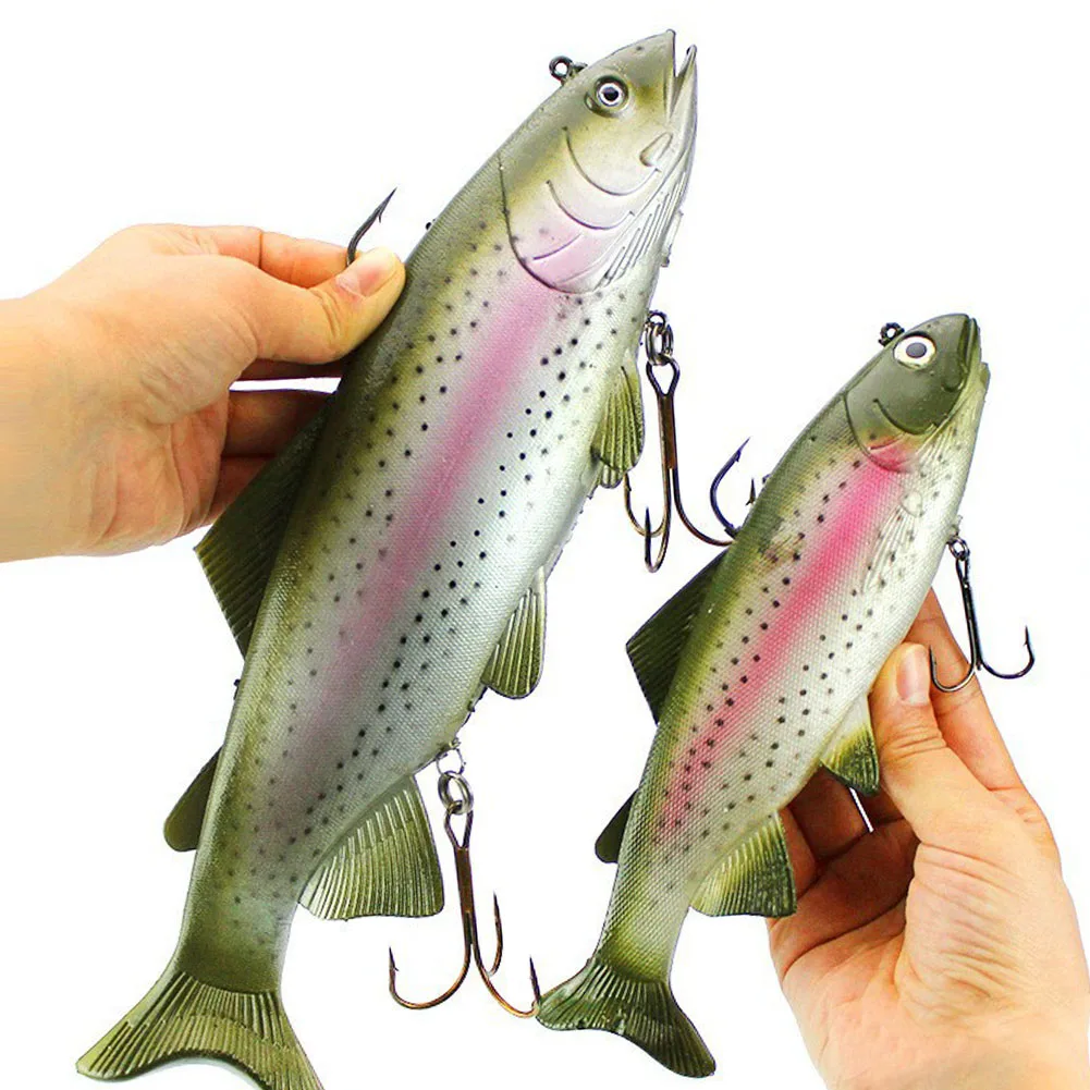 Fishing Gray Spot Soft Bait 20/30cm Large Three-dimensional Fish Scale Simulation Fish Lure Sea Fishing Baits Accessories
Fishing Gray Spot Soft Bait 20/30cm Large Three-dimensional Fish Scale Simulation Fish Lure Sea Fishing Baits Accessories