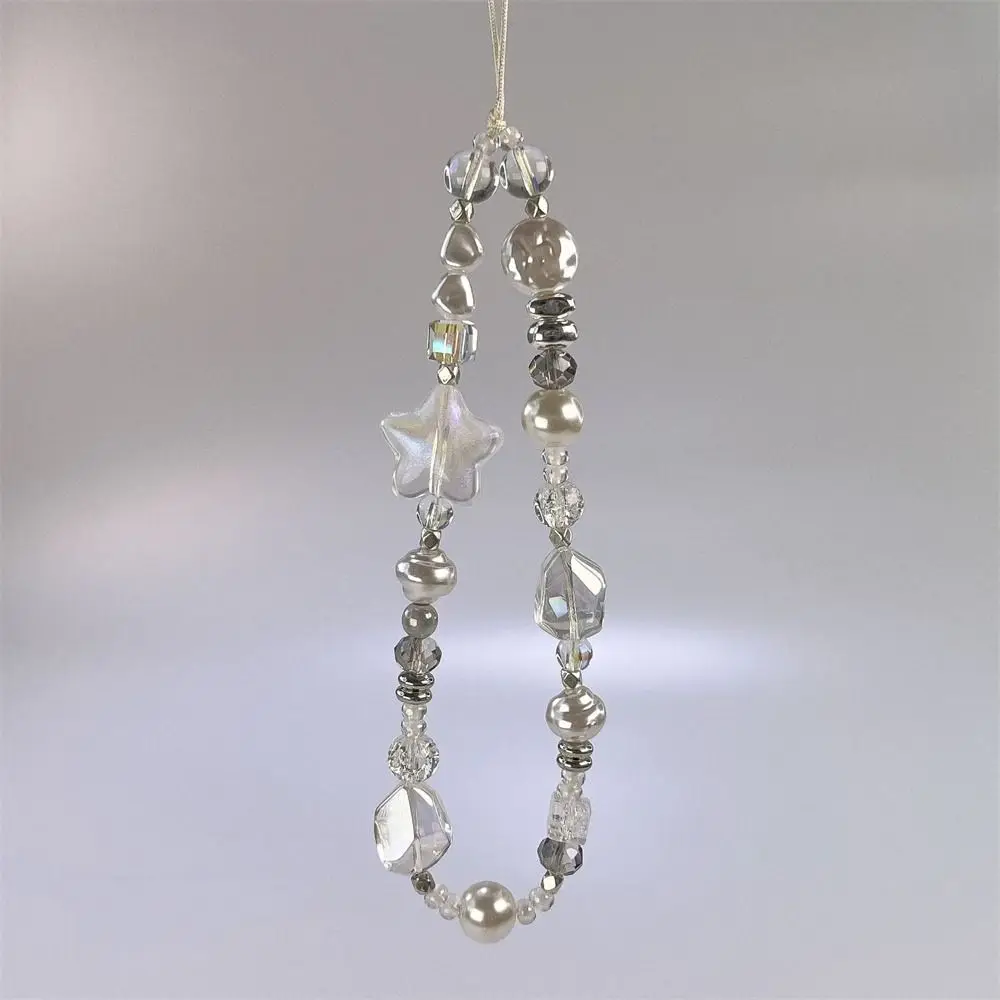 Y2K Silver Cell Phone Strap Clear Star Sweet Girl Phone Lanyard Wrist Strap Hanging Cord Beads Phone Chain Telephone Decor
Y2K Silver Cell Phone Strap Clear Star Sweet Girl Phone Lanyard Wrist Strap Hanging Cord Beads Phone Chain Telephone Decor
