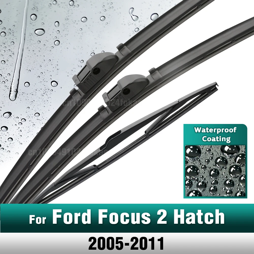 Silicone & rubber Front & Rear Wiper Blades Set For Ford Focus 2 Hatch 2005 - 2011 Windshield Windscreen Window Brushes
Silicone & rubber Front & Rear Wiper Blades Set For Ford Focus 2 Hatch 2005 - 2011 Windshield Windscreen Window Brushes
