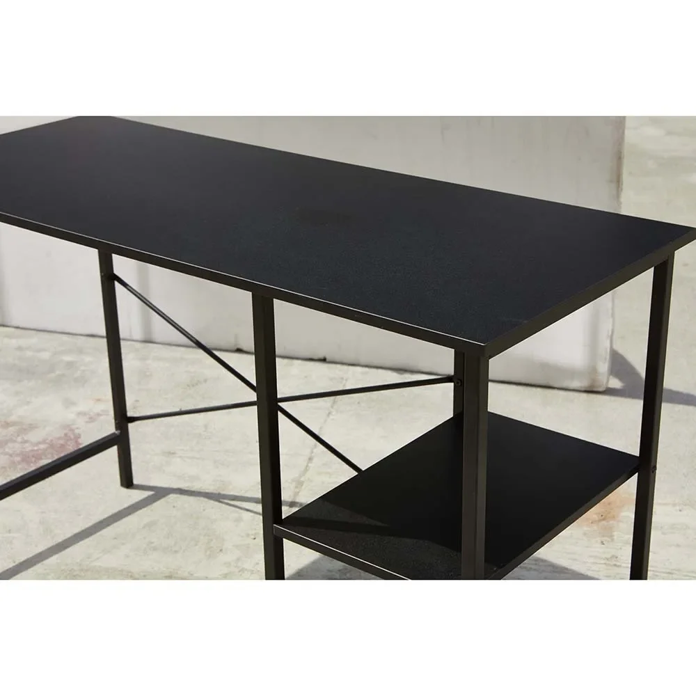 A Household desk furniture Study table Computer table with shelf Small study writing computer table with storage rack
A Household desk furniture Study table Computer table with shelf Small study writing computer table with storage rack