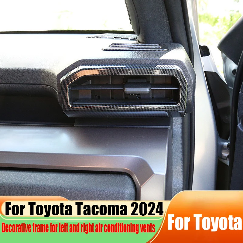 Декоративные рамки для Toyota Tacoma 2024, левые и правые вентиляционные отверстия для кондиционера, автомобильные товары для украшения интерьера
Декоративные рамки для Toyota Tacoma 2024, левые и правые вентиляционные отверстия для кондиционера, автомобильные товары для украшения интерьера