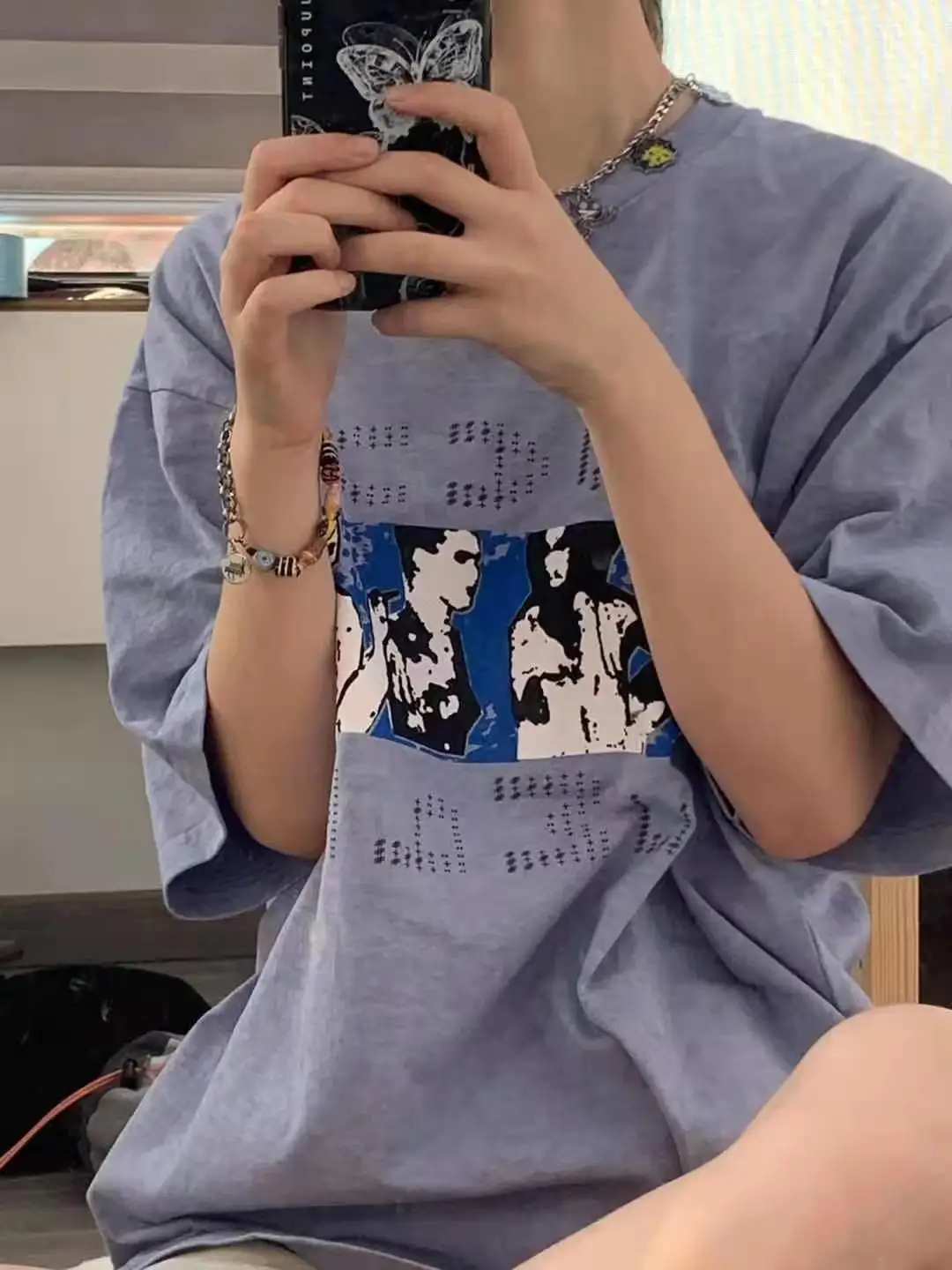 Washed Candy Color Short Sleeve T-Shirt Portrait Loose Large Size Vintage Style round Neck Youth Fashion Spring Collection
Washed Candy Color Short Sleeve T-Shirt Portrait Loose Large Size Vintage Style round Neck Youth Fashion Spring Collection