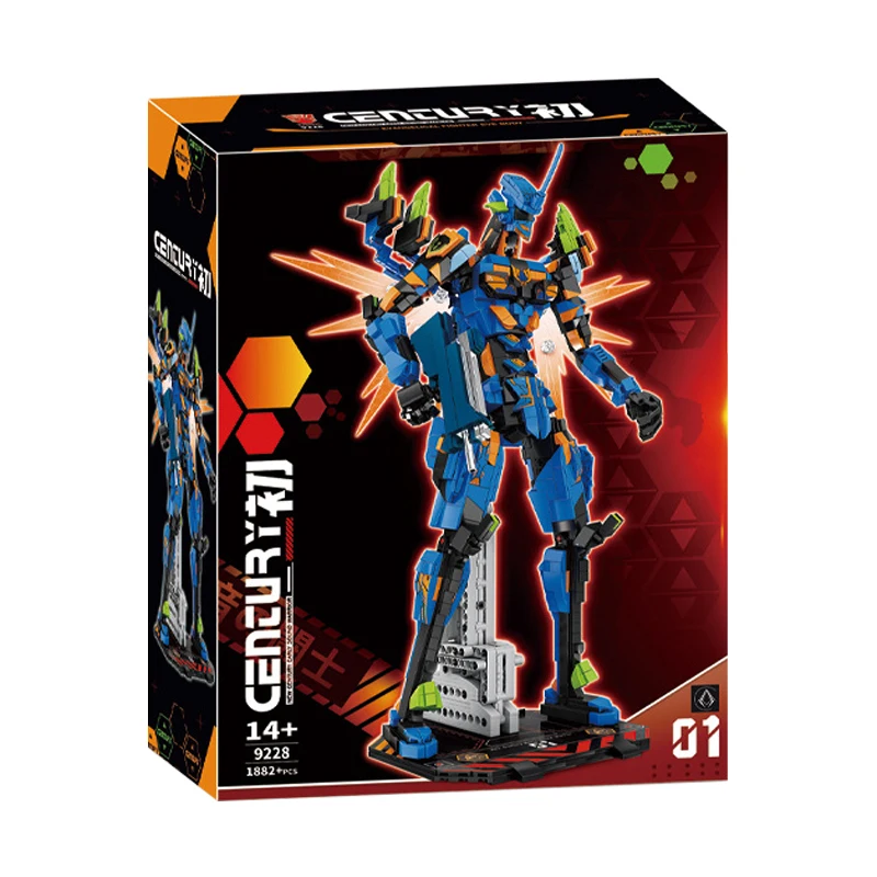 IN STOCK 9228 MOC Technical Unit-01 Mecha Building Blocks Assembling Robot Bricks DIY Toys for Boys Christmas Gift Set
IN STOCK 9228 MOC Technical Unit-01 Mecha Building Blocks Assembling Robot Bricks DIY Toys for Boys Christmas Gift Set