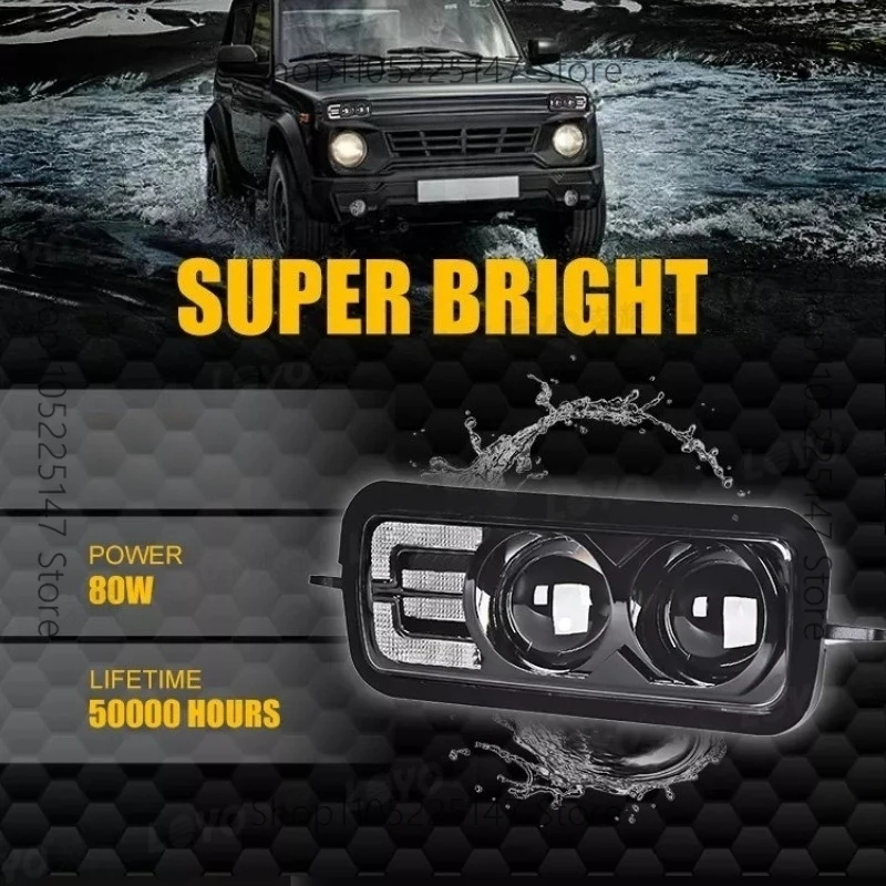 Suitable for Russia Lada Niva 4x4 1995-2016 LED fog lamp daytime running light turn signal
Suitable for Russia Lada Niva 4x4 1995-2016 LED fog lamp daytime running light turn signal