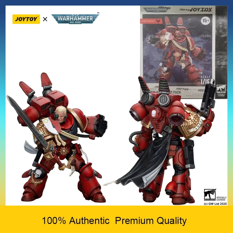 JOYTOY Warhammer 40K Blood Angels Jump Pack Captain 1/18 Scale Action Figure Sci-Fi Articulated Collectible Model Toys In Stock
JOYTOY Warhammer 40K Blood Angels Jump Pack Captain 1/18 Scale Action Figure Sci-Fi Articulated Collectible Model Toys In Stock