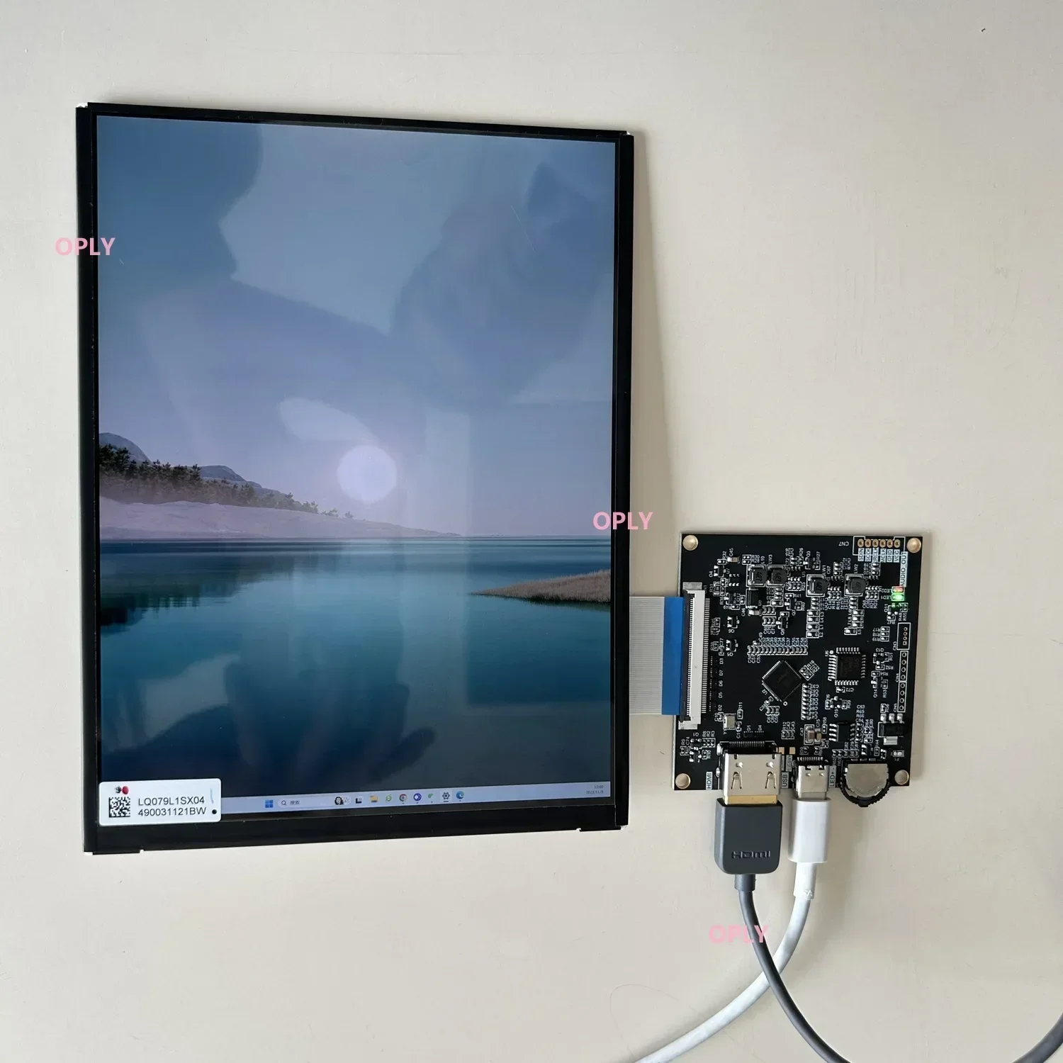 DIY LCD Screen 7.9" image Panel IPS Laptops support '90 rotation 2048X1536 and HDMI-compatible Type-C MIPI Controller Board
DIY LCD Screen 7.9" image Panel IPS Laptops support '90 rotation 2048X1536 and HDMI-compatible Type-C MIPI Controller Board