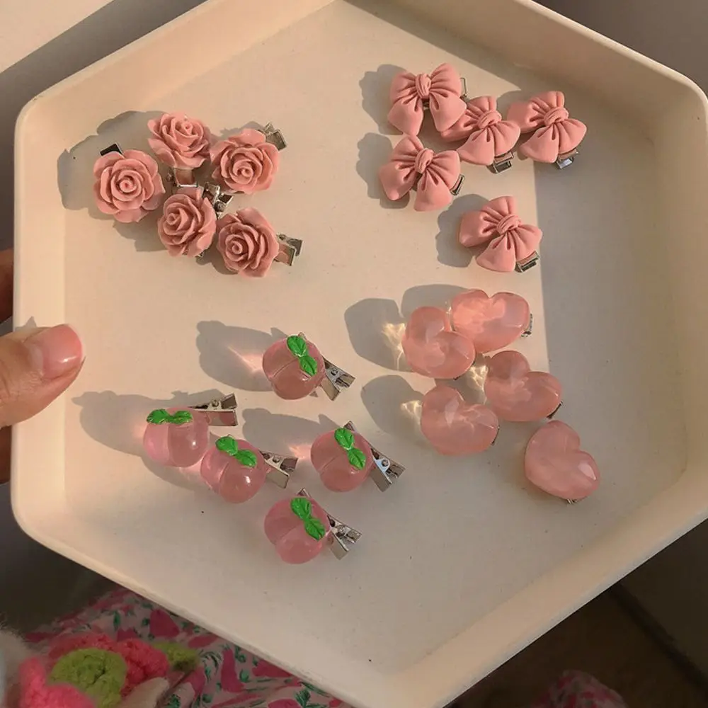 5pcs Mini Cute Hair Styling Girls Pink Rose Flower Bangs Hair Clips Hairpin Headwear
5pcs Mini Cute Hair Styling Girls Pink Rose Flower Bangs Hair Clips Hairpin Headwear