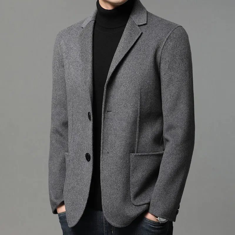 2022 New Men Casual British Style Slim Fit Solid Suit Coat Long Sleeve Male Thick Woolen Formal Single Buckle Suit Jacket G86
2022 New Men Casual British Style Slim Fit Solid Suit Coat Long Sleeve Male Thick Woolen Formal Single Buckle Suit Jacket G86