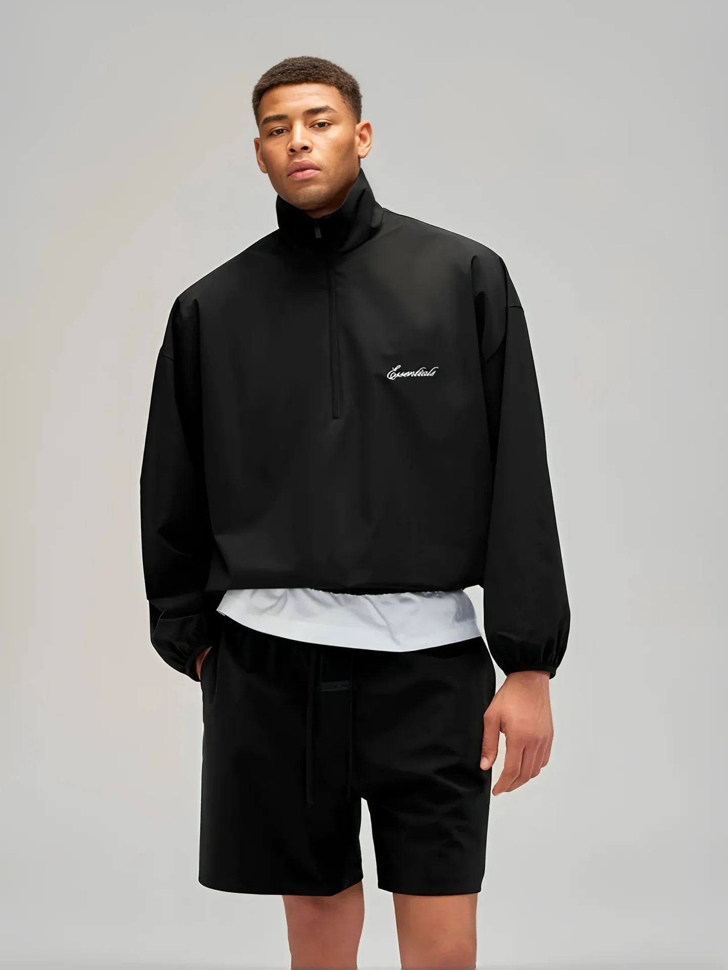 Loose Fit American Style Half Zip Sweatshirt Jacket for Men Couple Match Polyester Nylon Composite Fiber Travel Friendly
Loose Fit American Style Half Zip Sweatshirt Jacket for Men Couple Match Polyester Nylon Composite Fiber Travel Friendly