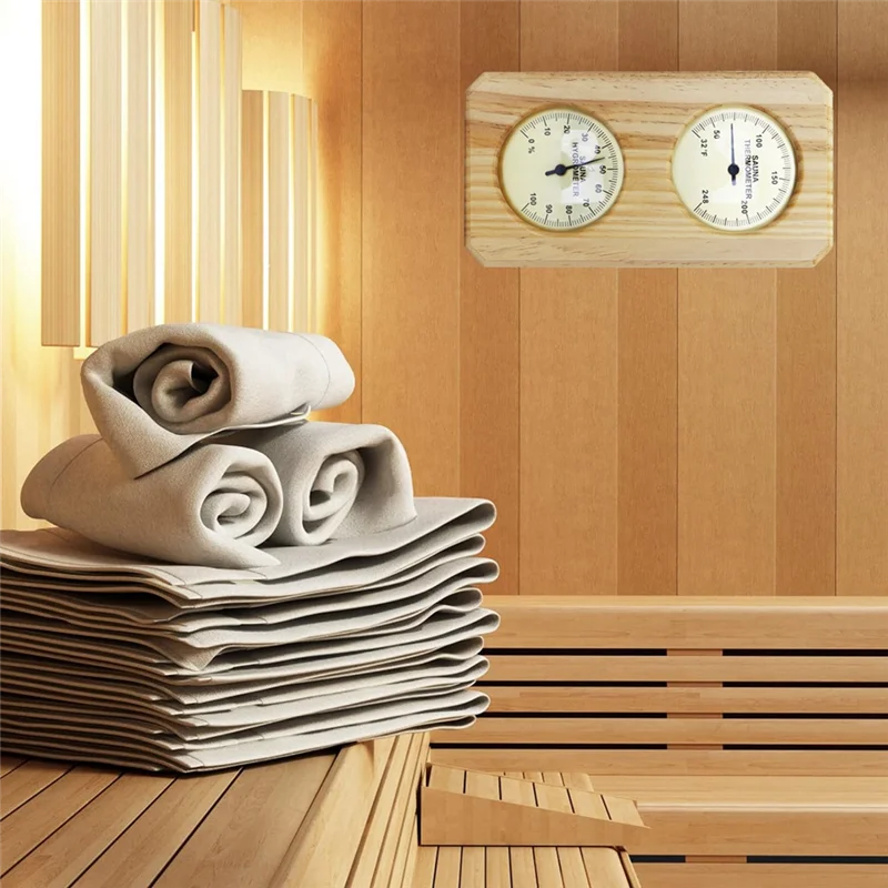 Sauna Thermometer Fahrenheit Hygrometer Gauge 2In1 Indoor Home Sauna Thermostat,Sauna For Traditional Sauna,Barrel-ABGL
Sauna Thermometer Fahrenheit Hygrometer Gauge 2In1 Indoor Home Sauna Thermostat,Sauna For Traditional Sauna,Barrel-ABGL