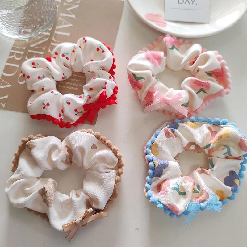 Cute Cherry Bear Bow Elastic Hair Bands Hair Rope Ties for Girls Women Headband Hair Accessories Ponytail Holer Scrunchies
Cute Cherry Bear Bow Elastic Hair Bands Hair Rope Ties for Girls Women Headband Hair Accessories Ponytail Holer Scrunchies