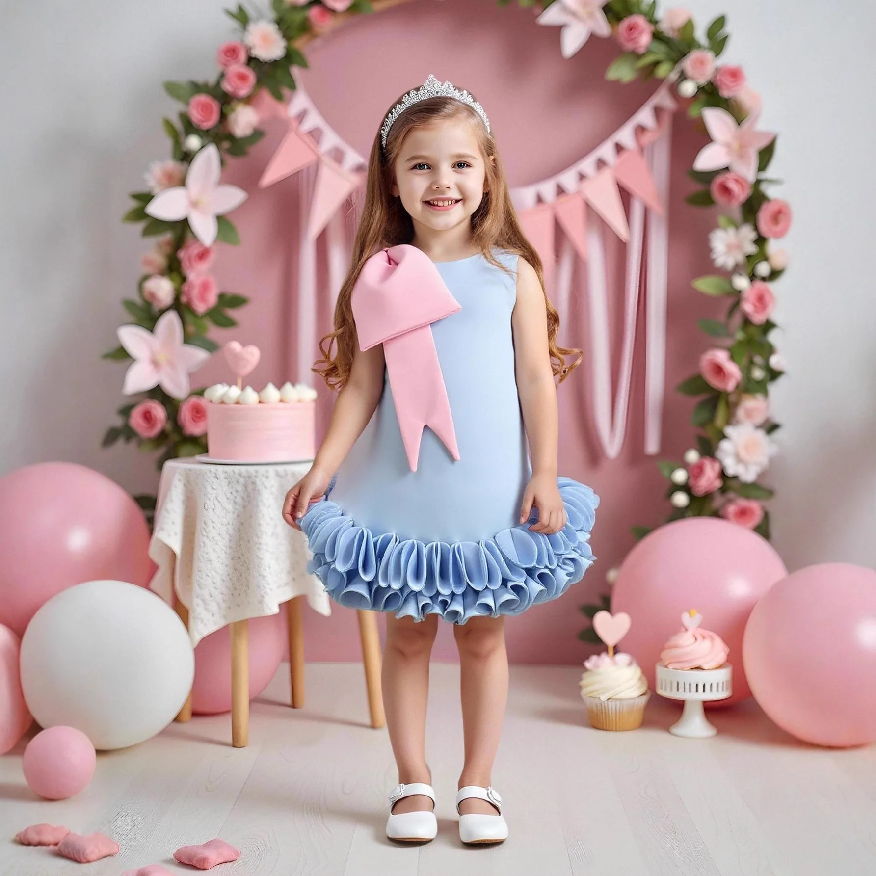 Girls medium and small children's dress dress dimensional skirt banquet birthday performance elegant heavy industry
Girls medium and small children's dress dress dimensional skirt banquet birthday performance elegant heavy industry