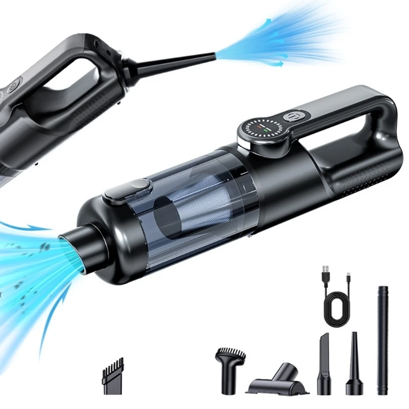 M68B Cordless Handheld Vacuum Cleaner 16000PA Suction Power, Lightweight, Compact for Home, Office, Car
M68B Cordless Handheld Vacuum Cleaner 16000PA Suction Power, Lightweight, Compact for Home, Office, Car