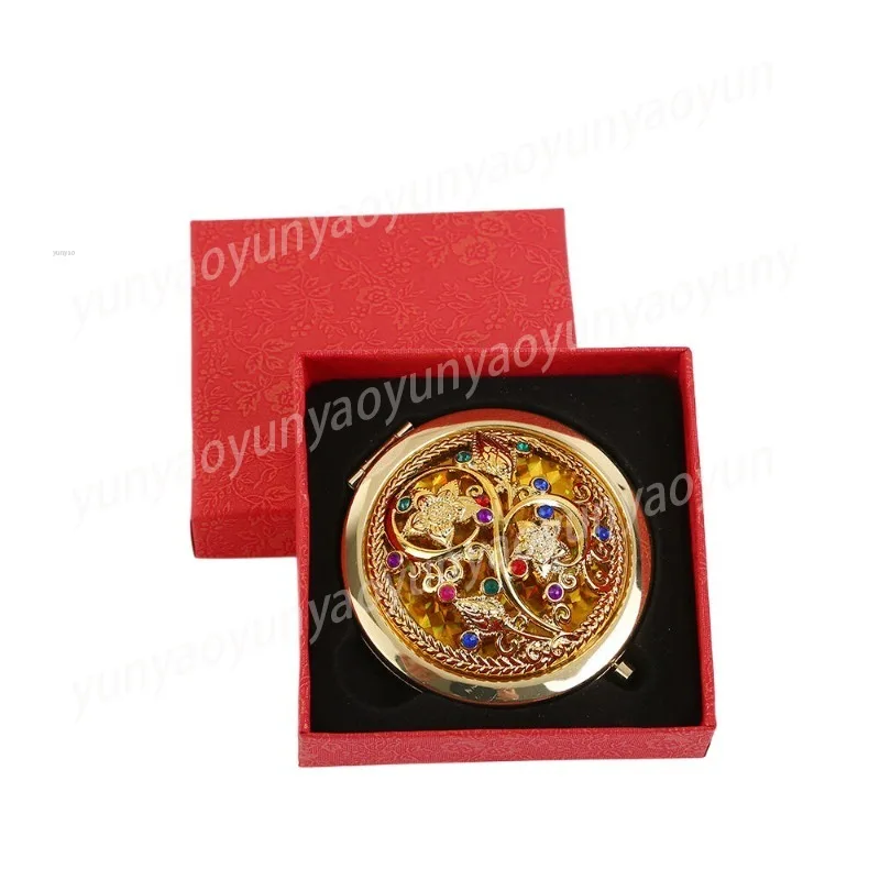 7cm Round Metal Gold Makeup Mirror Portable Folding Double Sided Pocket Cosmetic Mirror Mini Travel Beauty Mirror Women Gift
7cm Round Metal Gold Makeup Mirror Portable Folding Double Sided Pocket Cosmetic Mirror Mini Travel Beauty Mirror Women Gift