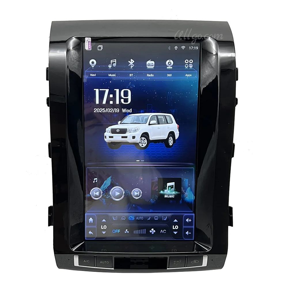 Автомобильное радио Android с вертикальным экраном для Toyota Land Cruiser 200 LC200 2008-2015 гг.
Автомобильное радио Android с вертикальным экраном для Toyota Land Cruiser 200 LC200 2008-2015 гг.