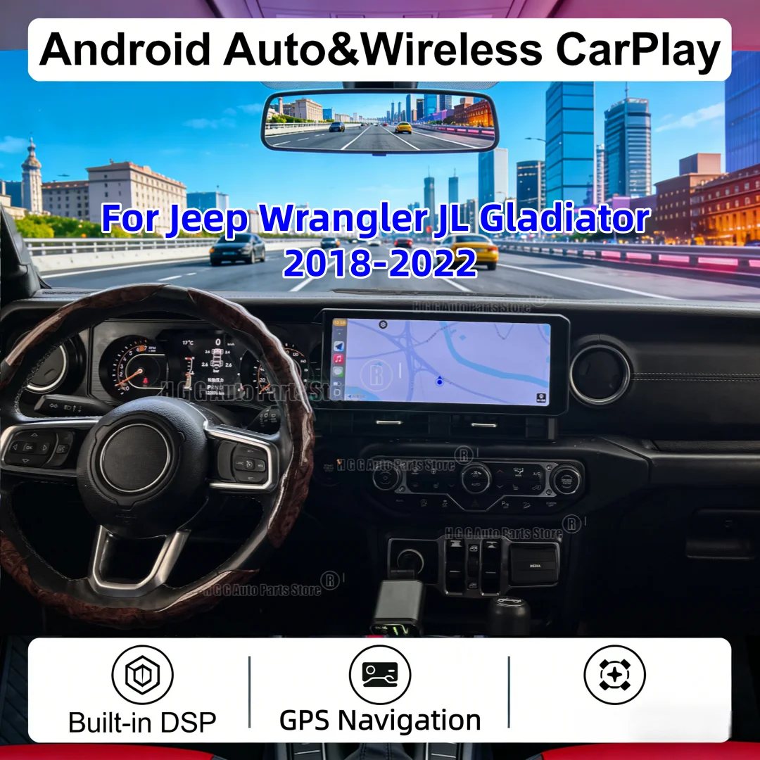 12.3" For Jeep Wrangler JL Gladiator 2018-2022 Android Carplay Car Radio Stereo Video Player Multimedia Navigation Screen GPS
12.3" For Jeep Wrangler JL Gladiator 2018-2022 Android Carplay Car Radio Stereo Video Player Multimedia Navigation Screen GPS