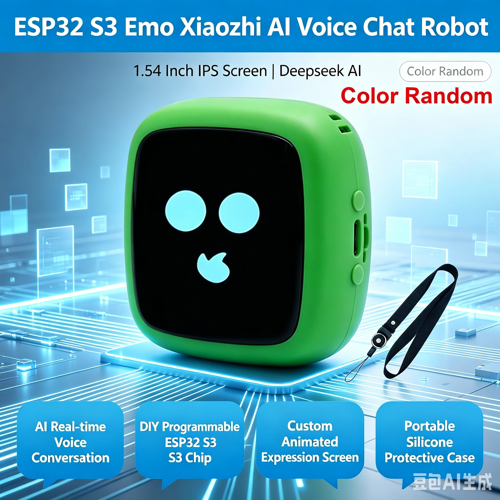 2026 New ESP32 S3 Emo AI Voice Chat Robot 1.54" IPS LCD Deepseek AI Programmable Development Board
2026 New ESP32 S3 Emo AI Voice Chat Robot 1.54" IPS LCD Deepseek AI Programmable Development Board
