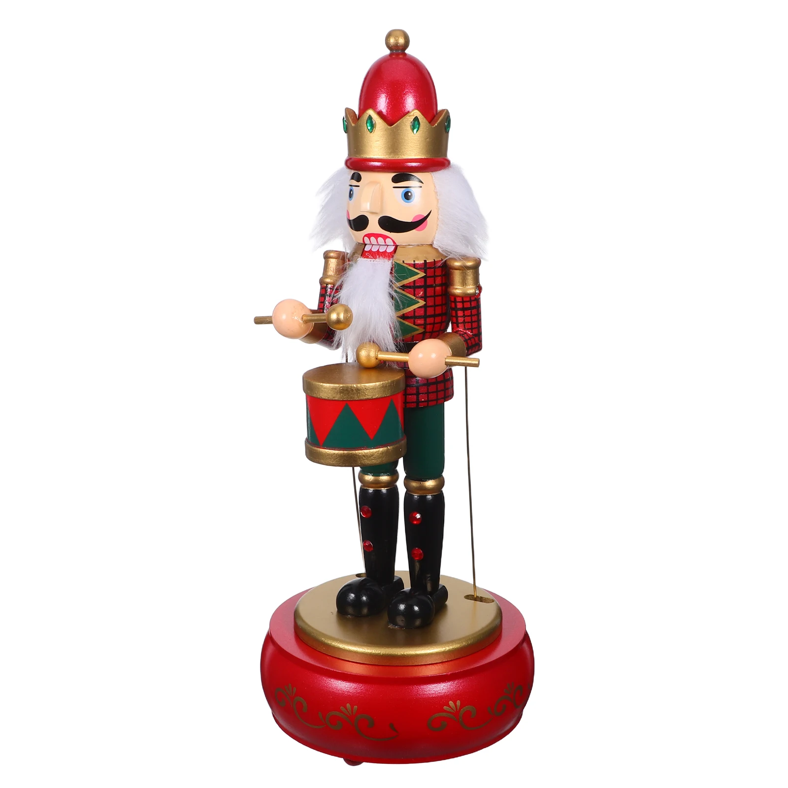 Nutcracker Music Box Home Decor Soldier Statue Decorations Red Funny Ornament Wood Figurine
Nutcracker Music Box Home Decor Soldier Statue Decorations Red Funny Ornament Wood Figurine