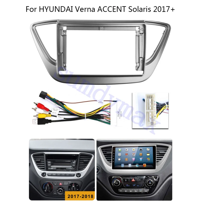 9 inch 2Din android car radio Frame for Hyundai Solaris 2 Verna 2016 - 2020 car panel Audio Dash Trim Fascia Panel Kit
9 inch 2Din android car radio Frame for Hyundai Solaris 2 Verna 2016 - 2020 car panel Audio Dash Trim Fascia Panel Kit
